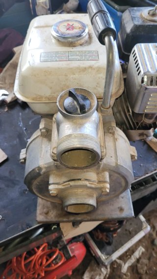 Motobomba Honda GX140 5HP para reparar el motor fu