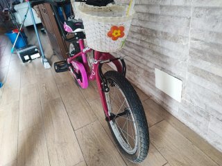 Bicicleta infantile B-PRO 16 rosa