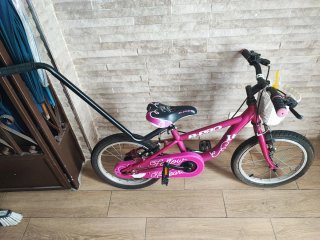 Bicicleta infantile B-PRO 16 rosa
