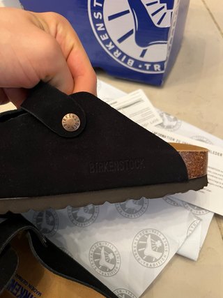 Birkenstock Boston Nere 44 Unisexe
