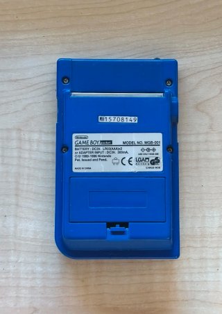 Nintendo Game Boy Pocket Blu da riparare o per pezzi