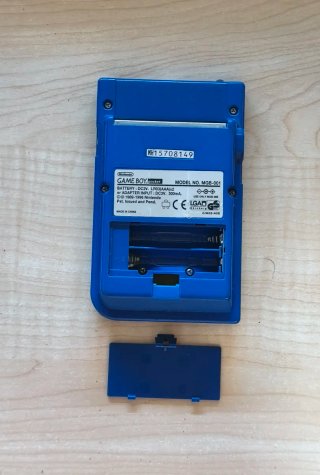 Nintendo Game Boy Pocket Blu da riparare o per pezzi