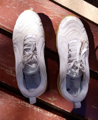 Zapatillas Nike Air Max 720 Blancas y Platino