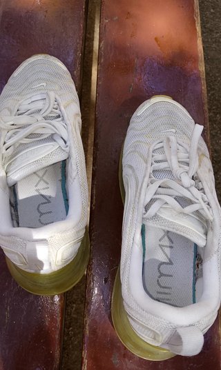 Zapatillas Nike Air Max 720 Blancas y Platino