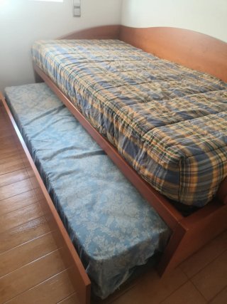 Cama nido de madera 190*90 convertible
