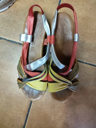 Sandalias Raquel Pérez Multicolor Talla 41