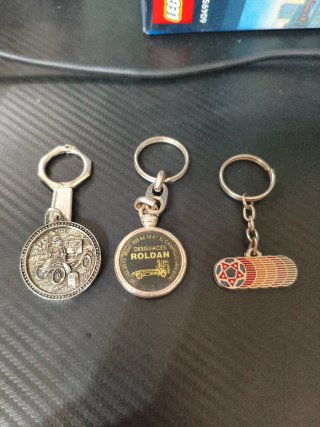 Lote 3 llaveros antiguos