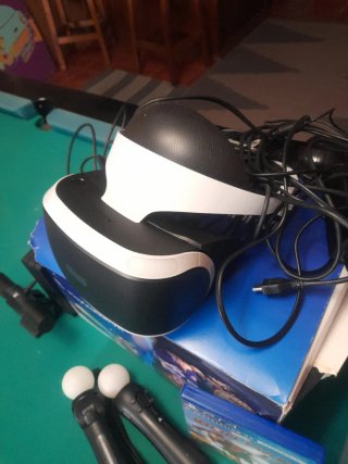 PS4 VR Gafas, Mandos, Cámara y Juego