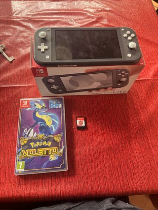 Nintendo Switch Lite Grigio + Pokemon Violetto