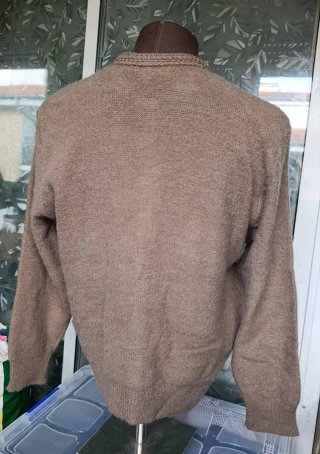 Jersey vintage marrón con flores