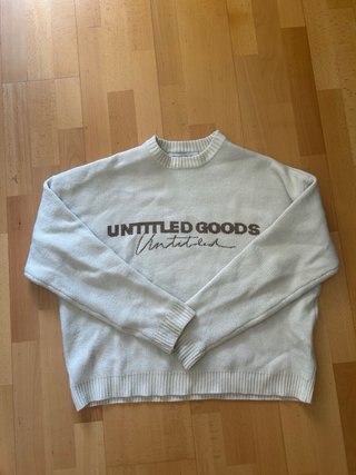 Jersey Bershka beige talla M