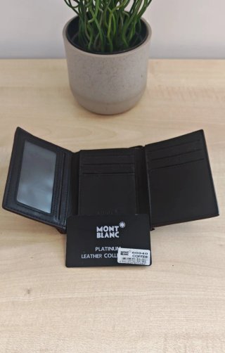 Billetera Montblanc Marrón Hombre