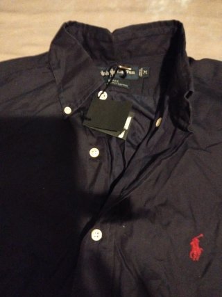 Camisa Polo Ralph Lauren Negra Caballero