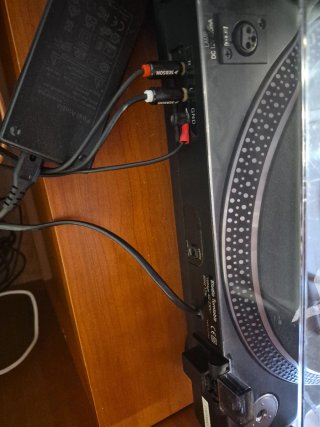 Akiyama DJ-1200 Giradischi Nero/Argento
