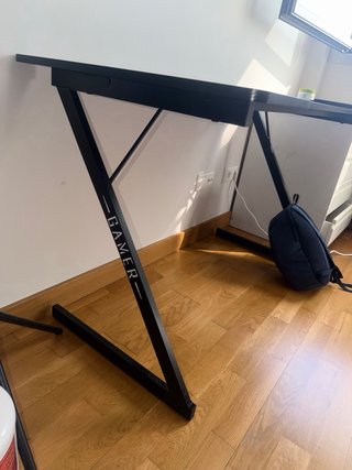Escritorio Gaming Negro 60x120 cm