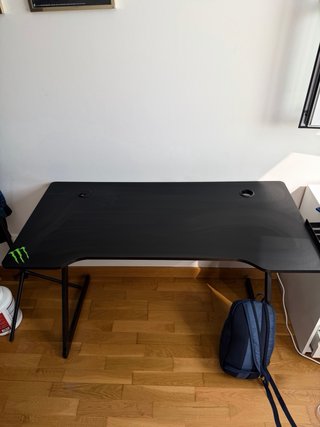 Escritorio Gaming Negro 60x120 cm
