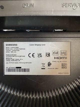 Samsung Odyssey G5 32 QHD 144Hz curvo 1000r