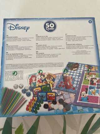 Gioco da tavolo Disney 50 giochi Trefl