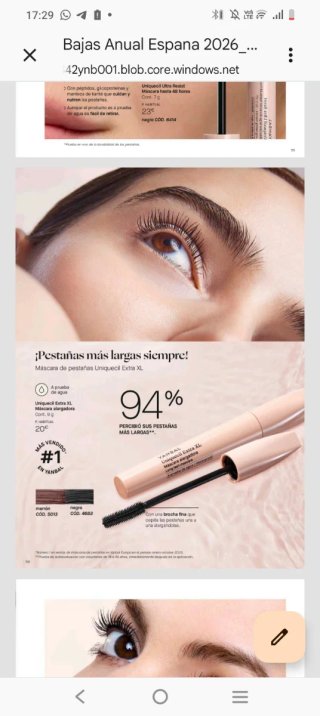 Máscara de pestañas Yanbal Uniquecil XL