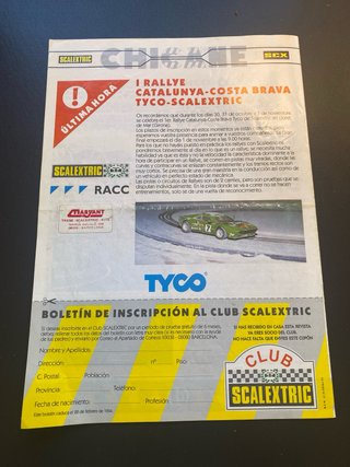 Revista Club Scalextric N.1 Brands Hatch