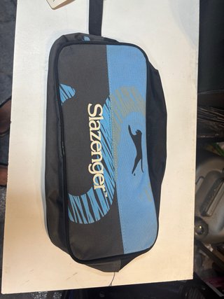 Porta zapatillas Slazenger negro y azul