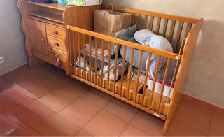 Cuna convertible Micuna madera