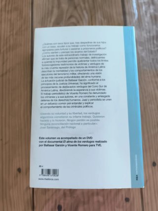 El Alma de los Verdugos (Libro y DVD)