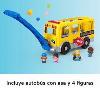 Autobús Escolar Juguete Arrastre Figuras