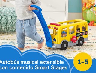 Autobús Escolar Juguete Arrastre Figuras