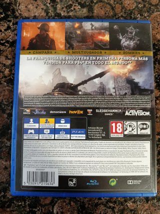 Juego Call of Duty WWII WW2 PS4 (español)