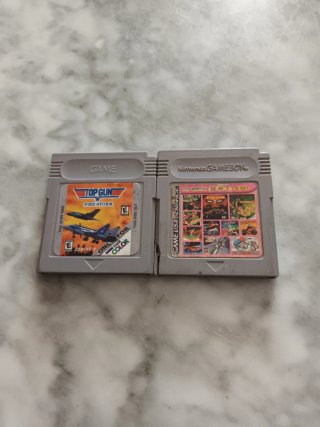 Lote 2 Juegos Game Boy: Top Gun y Compilation