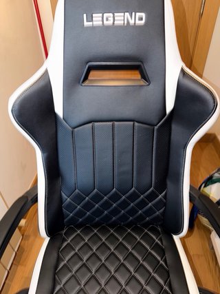 Silla Gaming LEGEND Negra y Blanca