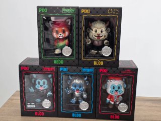 Colección 5 Figuras Bloo y Redd PIX! Thrilljoy