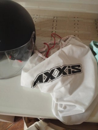Casco Axxis Negro con Visera