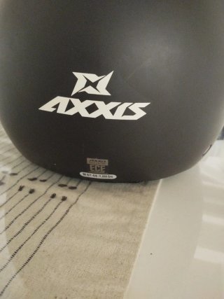 Casco Axxis Negro con Visera