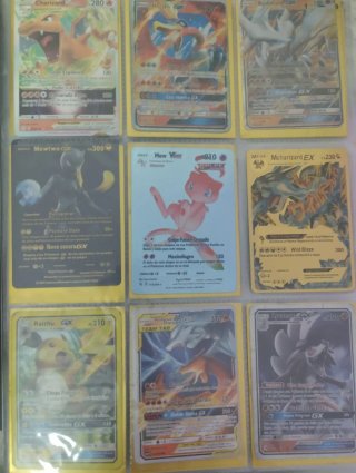 Lote Cartas Pokémon Charizard, Mewtwo, Ho-Oh GX