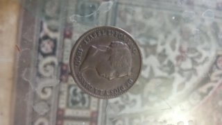 Moneda Antigua 10 Cent de Real Reina Isabel II 186
