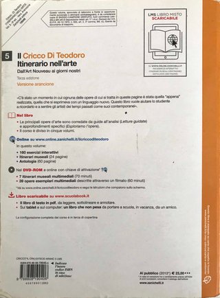 ITINERARIO NELL'ARTE. 3° Ediz. Arancione. Vol. 5