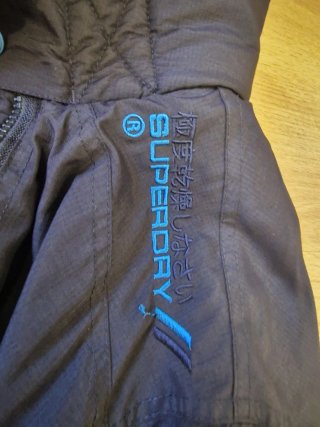 Abrigo Superdry Tech Azul