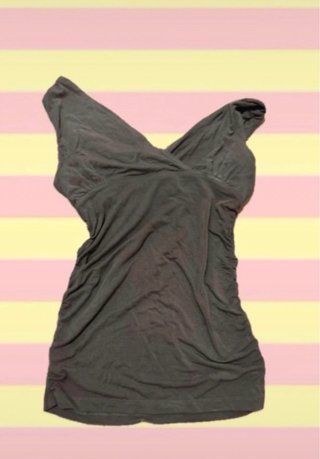Blusa vintage marrón