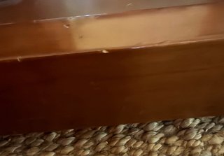 Mesa centro nogal y cristal T90x90