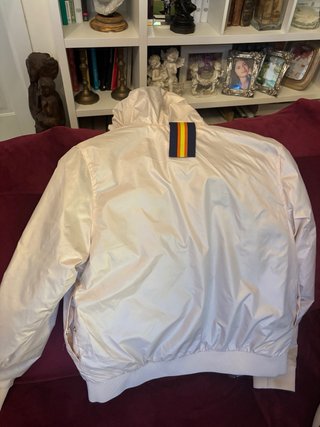 K-Way Giacca Doubleface Beige/Nero