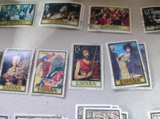 Lote Sellos España Años 50-70 Matasellados