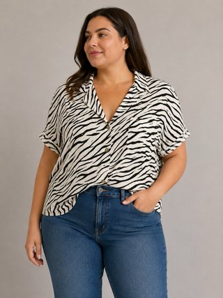 Blusa cebra Inside Talla L