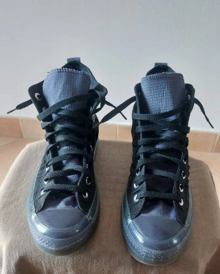 Converse All Star nere blu taglia 40