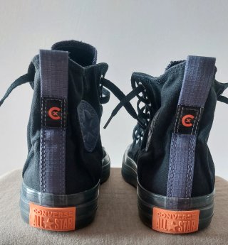 Converse All Star nere blu taglia 40