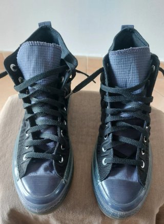 Converse All Star nere blu taglia 40
