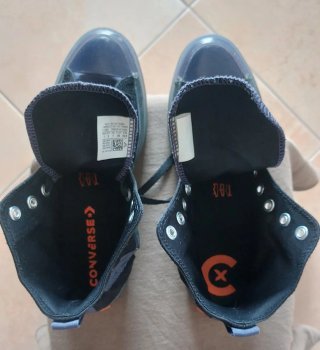 Converse All Star nere blu taglia 40