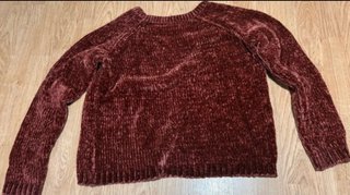 Jersey rojo de chenilla