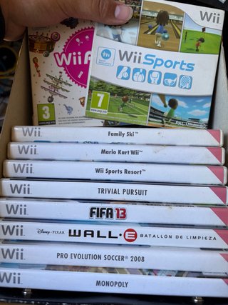 Lote juegos wii precio negociable